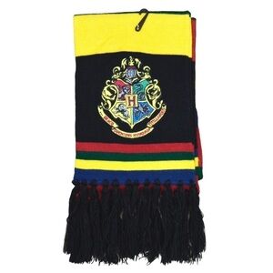 Universal Studios Harry Potter Hogwarts Crest Neck‎ Scarf, NEW